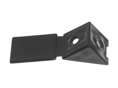 Уголок мебельный пласт. черный (100 шт в пакете) Starfix SM-88775-100