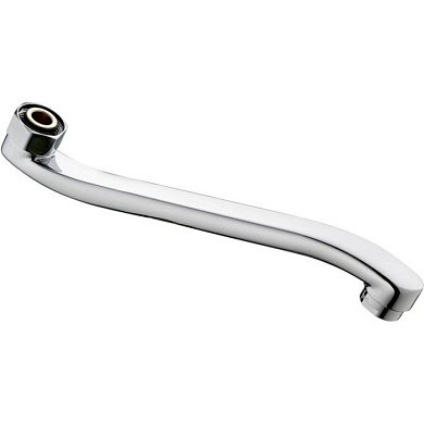 Излив 20 см для смесителя в ванной, нержавеющая сталь, хром Ledeme L20-S