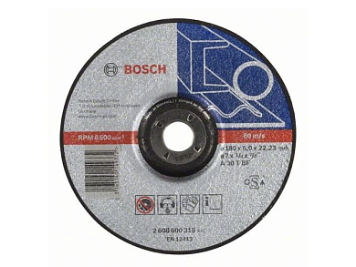 Круг обдирной 180х6x22.23 мм для металла Expert Metal BOSCH 2608600315