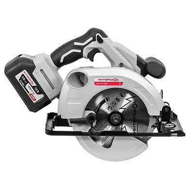 Пила ручная электрическая дисковая аккумуляторная, 18 В, 5000 об/мин, без АКБ и ЗУ ИНТЕРСКОЛ ДПА-165/18ВМ