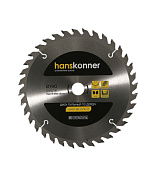 Диск пильный 190×20×2.6 мм, 36 зубьев, по дереву, Hanskonner H9022-190-20/16-36