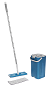 Швабра малая c телескопической ручкой в комплекте с ведром для отжима, цвет синий WMC TOOLS WMC-13(blue)