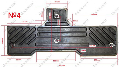 Накладка резиновая на отжим колеса для LC885 HOREX HZ 08.300.030