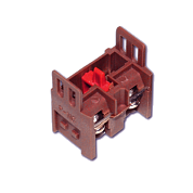 Контакт дополнительный для светосигнальной арматуры NC бордовый EKF PROxima pbn-01-r