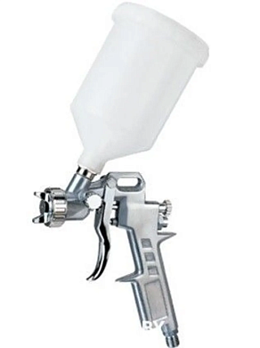 Краскораспылитель с верхним пластиковым бачком 600 мл, 1.5 мм, 2 bar, 85-113 л/мин, 1/4'' Partner PA-S-990-15G