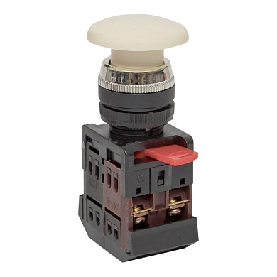Кнопка AEA-22 белая NO+NC Грибок EKF PROxima pbn-aea-w