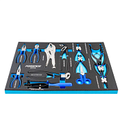 Набор шарнирно-губцевого инструмента 13 пр, в ложементе Forsage F-K5136