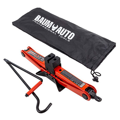 Домкрат механический ''ромб'' 2,5 т, 115-400 мм, L-420 мм, в чехле BaumAuto BM-ST-114