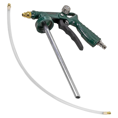 Пневмопистолет для гравитекса с распылителем и гибким шлангом 600 мм RockForce RF-BG-02