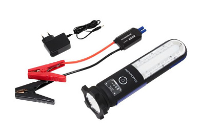 Фонарь светодиодный аккумуляторный с накопителем и функцией пуска а/м RockForce RF-01396