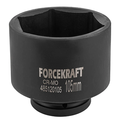 Головка ударная глубокая 105 мм 6-гр 1'' ForceKraft FK-485120105