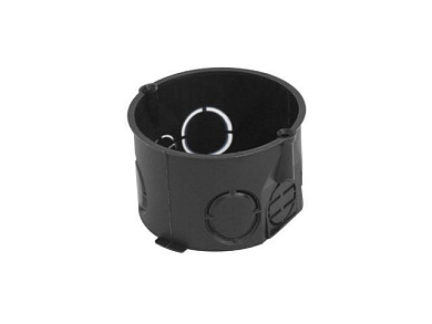 Коробка установочная, подрозетник, 60х40мм, без винтов IP20, для сплошных стен, Юпитер JP7122-01