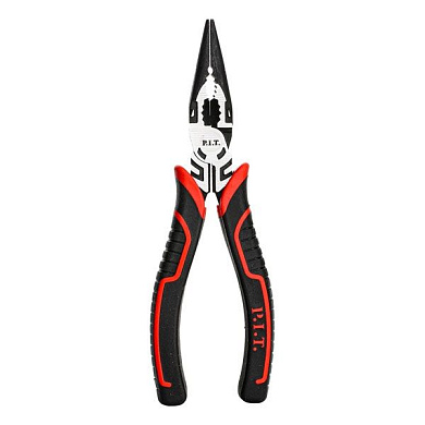 Длинногубцы прямые усиленные DRUA HPLP03-0150, 150 мм, шарнир с эксцентриком PIT HPLP03-0150