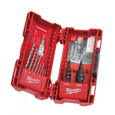 Набор сверл по металлу STEP DRILL SET HSS-G Thunderweb Milwaukee (48899350)