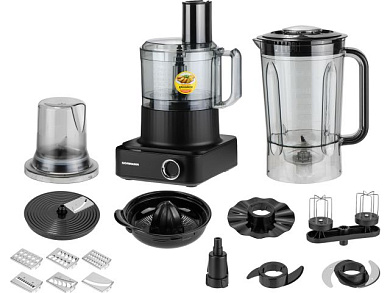 Кухонный комбайн AFP-951, 1300 Вт, 6 скор.+ импульс. реж., 14 функций NORMANN N16017-4