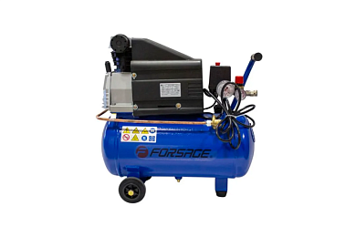 Компрессор поршневой с прямым приводом 220В, 1.8кВт, 50Гц ,12А, 24 л, 260 л/м, 0.8МПа Forsage СБ4/С-24.J1048B