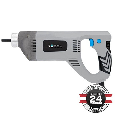 Вибратор для бетона электрический, 1100 Вт, 3100 об/мин, приводной вал 1.5 м RÖGEL CVR-1511