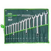 Набор ключей комбинированных 14 пр., 10, 12-19, 21, 24, 27, 30, 32 мм Forsland Forsland-5141P