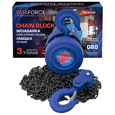 Таль ручная цепная 3 т, 3 м YATAFORCE YF-TRC9030