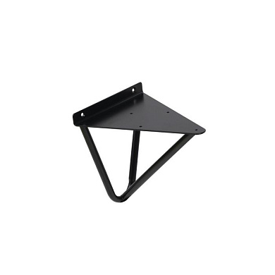 Полкодержатель мет. FLASH, черный матовый AKS 95281