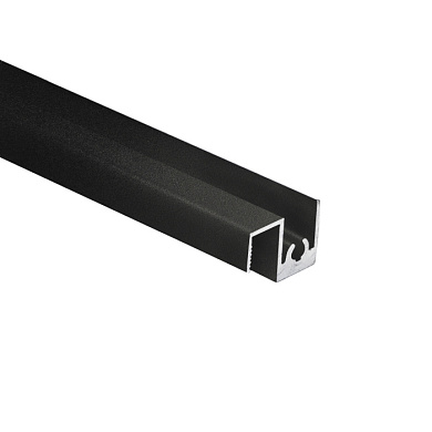 Профиль алюминиевый SENATOR черный муар горизонт верхн. L-6000 мм АЛЮТЕХ для узкой сис-мы 117071