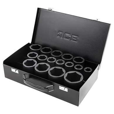 Набор ударных глубоких головок 17-50 мм 3/4'' 16 пр 6-гр JCB JCB-6162-5MPB