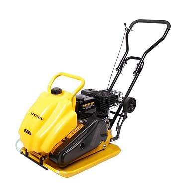 Виброплита с бензин. двигателем, 25кН., 58*50см., 35см., 960м2/час, бак14,5л., 4,8кВт., колеса Champion PC1151FT
