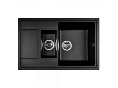 Мойка кухонная из мраморной крошки, antracite, Wisent WQ780-26