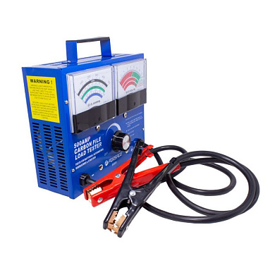 Тестер аккумуляторных батарей, генераторов и пускового тока аналоговый 12V, 500А Forsage F-8309