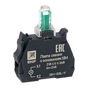 Лампа сменная c основанием XB4 желтая 24В EKF PROxima XB4-ESL-Y