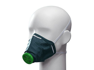 Респиратор-полумаска У2К (нетканый материал) FFP1 (до 4 ПДК) с клапаном выдоха Исток 10004