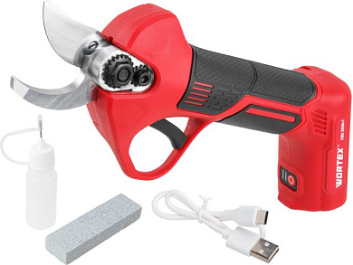 Аккум. секатор CBS 2030-1 в кор. БЕСЩЕТ., 7.2 В, ветки до 25 мм WORTEX 1334890