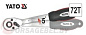 Трещотка 1/4'' T72 CrV6140 Yato YT-0316