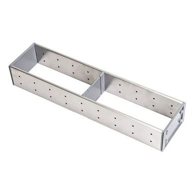 Комплект разделителей L500 универсальный металлический Organizer нержавеющая сталь (473*106*65) AKS 64593