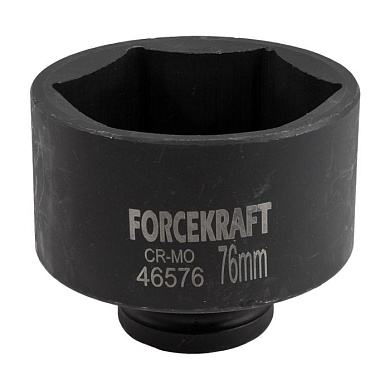 Головка ударная 3/4", 76 мм, 6-гр. ForceKraft FK-46576