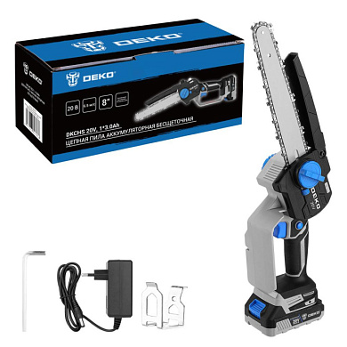 Пила цепная аккумуляторная DKCHS 20V 085-2010 DEKO 085-2010