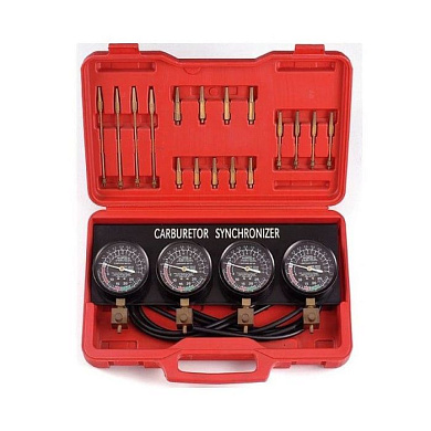 Набор манометров и адаптеров для тестирования карбюратора Force 919G2