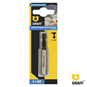 Магнитный держатель 60 мм блистер GRAFF 4560