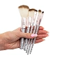 Кисти для макияжа, набор 5 пр. La and Te beaute LT-MBS1(розовыйй)