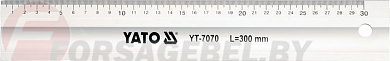 Линейка 300 мм Al Yato YT-7070