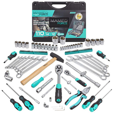 Набор инструментов 110 пр. 1/4''&1/2'' MAMEDFORCE MF-41101-5