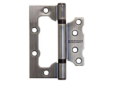 Петля накладная 100х75 2BB AB 2,5мм бронза, 2 шт АЛЛЮР УЗК 7652