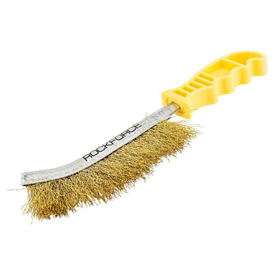 Щетка по металлу ручная с пластиковой рукояткой RockForce RF-34012123