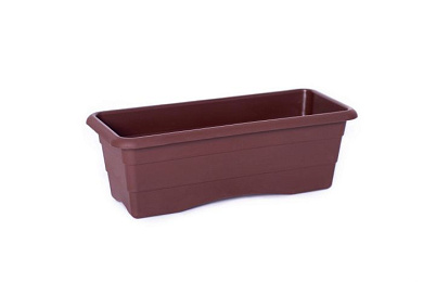 Ящик балконный №3, L=600 h=140, шоколад Гарденпласт 00164