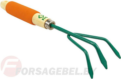 Рыхлитель садовый мини с деревянной ручкой 310мм Flo 99049