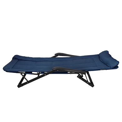 Шезлонг складной, синий Forsage F-FG-HY-8000B