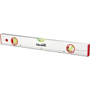 Уровень алюминиевый, 3 глазка, желтый, линейка Sparta