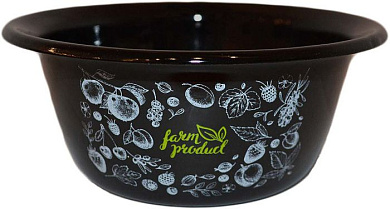 Миска эмал Berry 0,8л ТМ Appetite Стальэмаль 1с5с_Ber