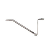 Опора меб. мет. KARIDA h100 инокс AKS 85884