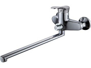 Смеситель для ванны D40-A, серия 310, длинный поворотный L-излив, без эксцентриков ECONOCE EC0312